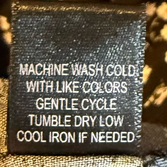 Liberty Love Black Dress with White Floral Design - Picture 5 of 6